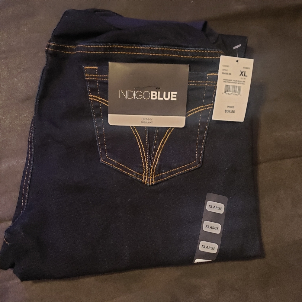 Indigo Blue Maternity Jeans